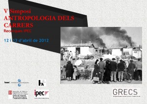 Antropologia dels carrers 2012 - Portada