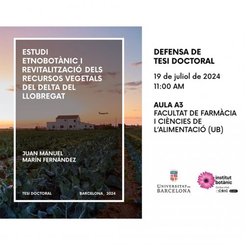 Tesi Doctoral Estudi etnobotànic i revitalització dels recursos vegetals del delta del Llobregat
