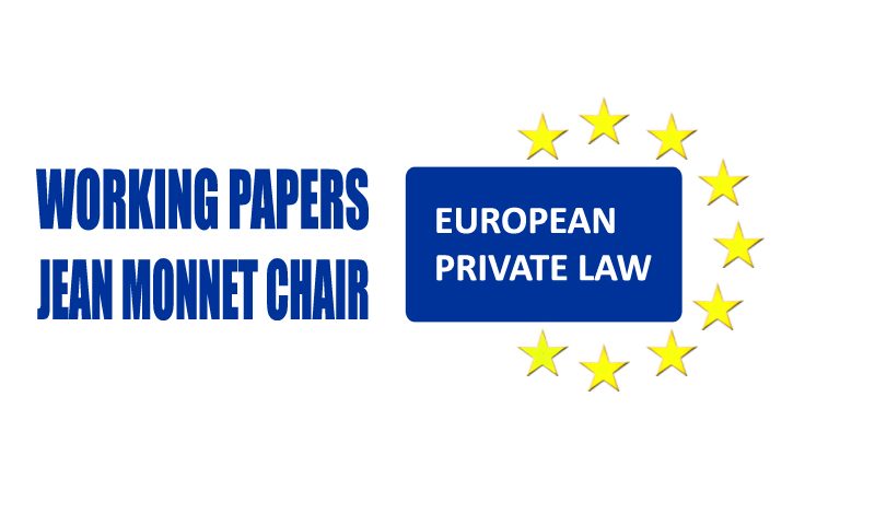 Working Paper: “Judicial law-making and the principle of effectiveness in EU (private) law”