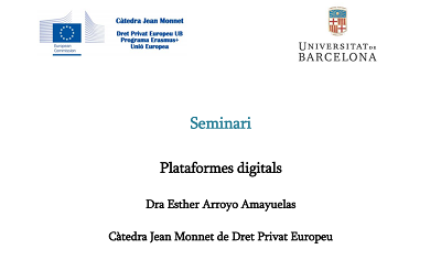 8, 15 i 22.02.2021: Online seminar: “Digital platforms”