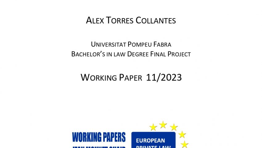 Working paper: “The law in the age of artificial intelligence and robotics: a case study of Atlas from a Tort Law perspective”, Sr. Àlex Torres Collantes