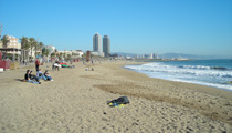 Platja de Sant Sebastià (Barcelona) [FLP].