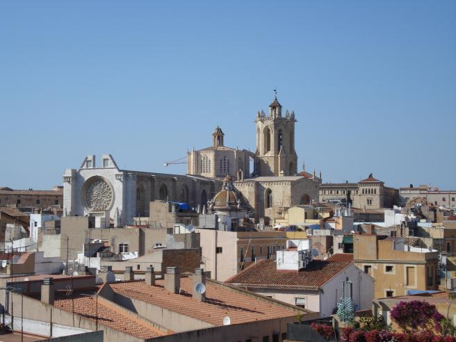 Vista parcial de la Catedral de Tarragona