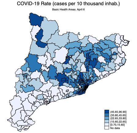 The effect of meteorological conditions on the spread of COVID-19 in the  Catalan territory / AQR COVID-19