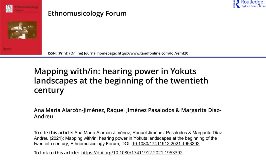 “Mapping with/in. Hearing Power in Yokuts Landscapes at the Beginning of the Twentieth Century”