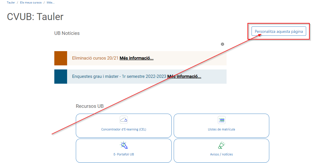 Cómo Navegar Por El Campus Virtual UB | Portal Del Campus Virtual De La UB