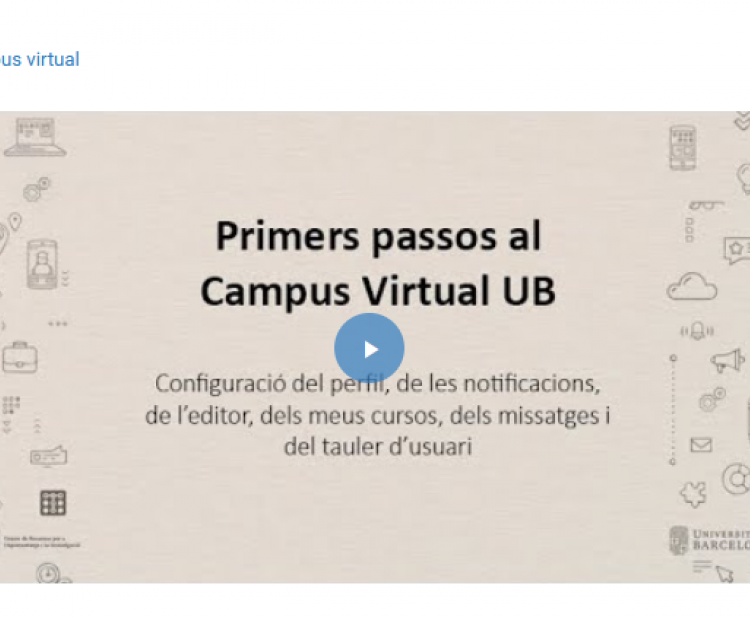 Recursos | Portal Del Campus Virtual De La UB