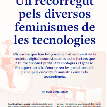 New publication of COPOLIS membre Núria Vergés: Travelling through feminisms of technology