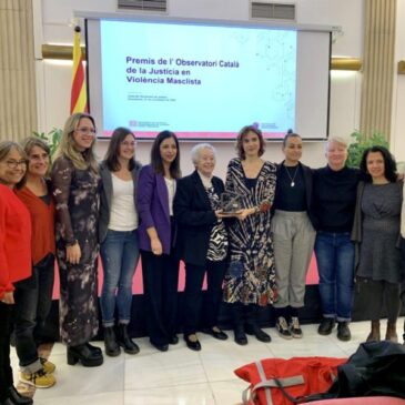 Research led by Barbara Biglia and Jordi Bonet wins the prize for the best research of the Observatory of Justice in Sexual Violence of the Department of Justice