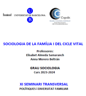 XIX Seminari Transversal “Polítiques i Diversitat Familiar”