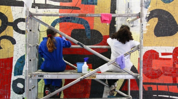 Restauració murals Facultat de Química