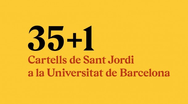 Cartells de Sant Jordi a la Universitat de Barcelona