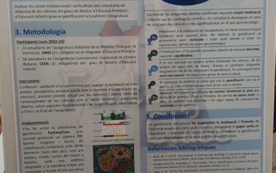 Pòster a la VII Jornada de recerca en docència universitària