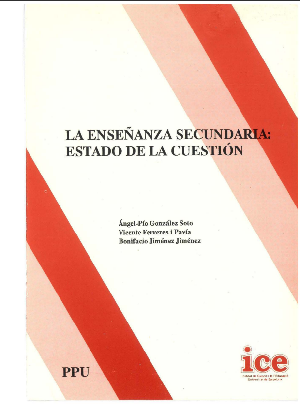 La Enseñanza secundaria: estado de la cuestión