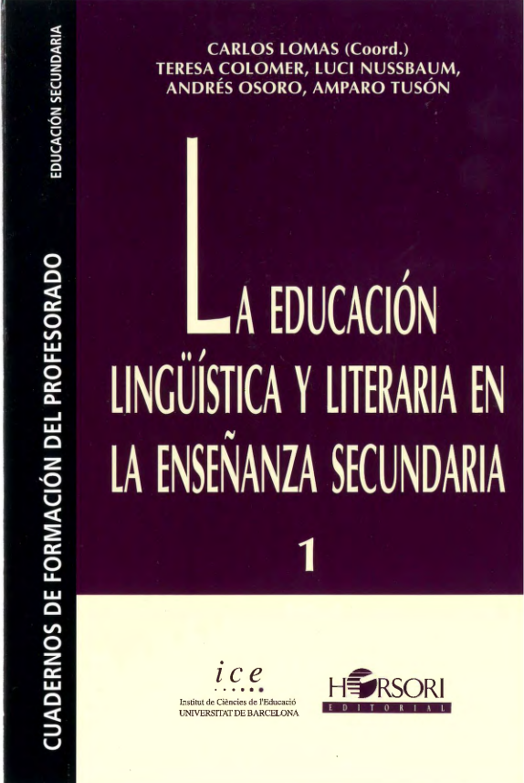 	Ensenyament de llengües estrangeres Literatura Educació secundària