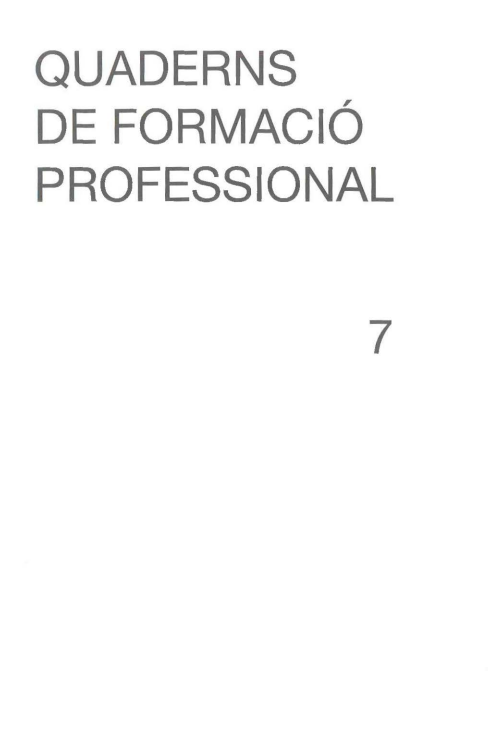 	Educació permanent, Formació professional, Mercat de treball, Espanya