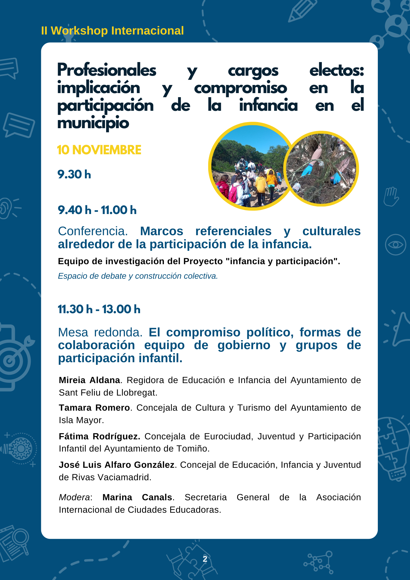 INFANCIA Y PARTICIPACIÓN – POR UNA CIUDADANÍA ACTIVA E INCLUSIVA