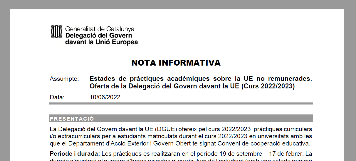 Convocatòries - Facultat De Dret - Universitat De Barcelona